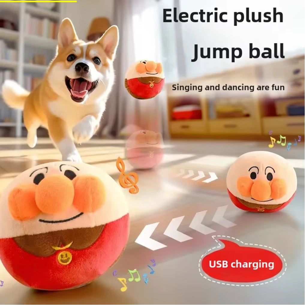 Interactive Plush Dog Toy